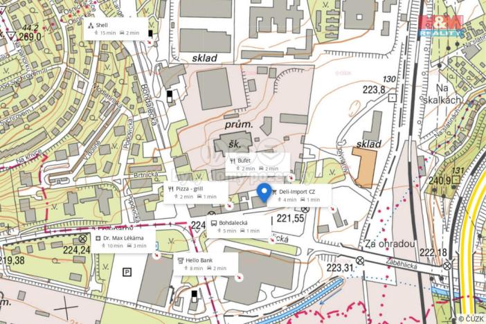 Pronájem kanceláře, Praha - Michle, U plynárny, 861 m2