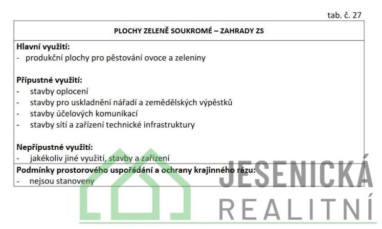 Prodej zahrady, Žulová, 270 m2