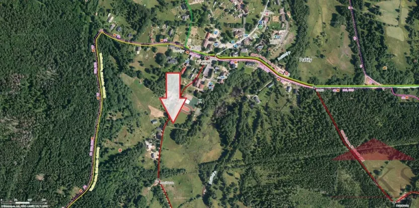 Prodej pozemku pro bydlení, Prášily, 2295 m2