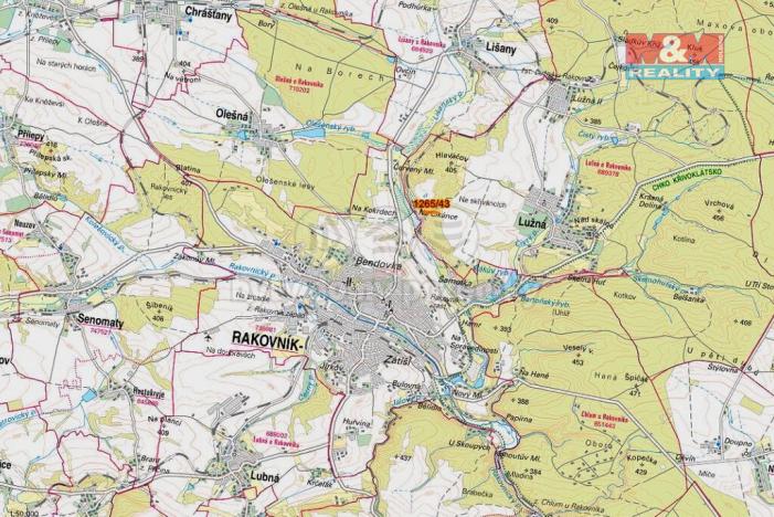 Prodej lesa, Lužná, 3507 m2