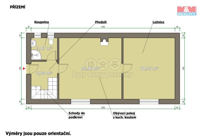 Prodej rodinného domu, Běšiny, 68 m2