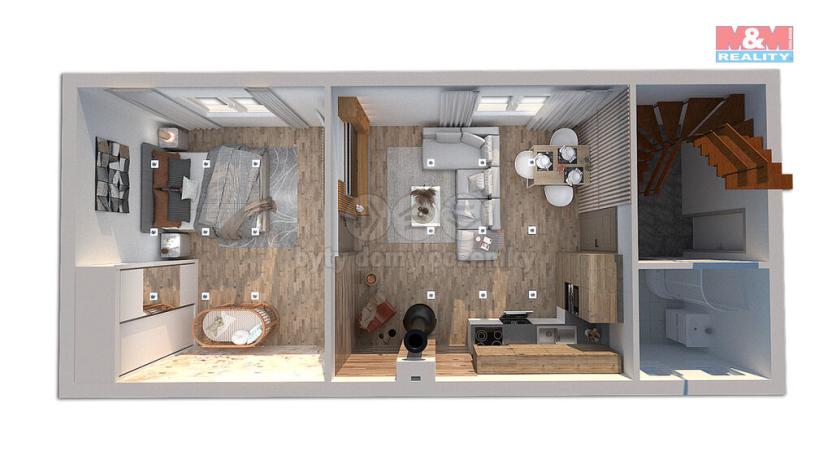 Prodej rodinného domu, Běšiny, 68 m2