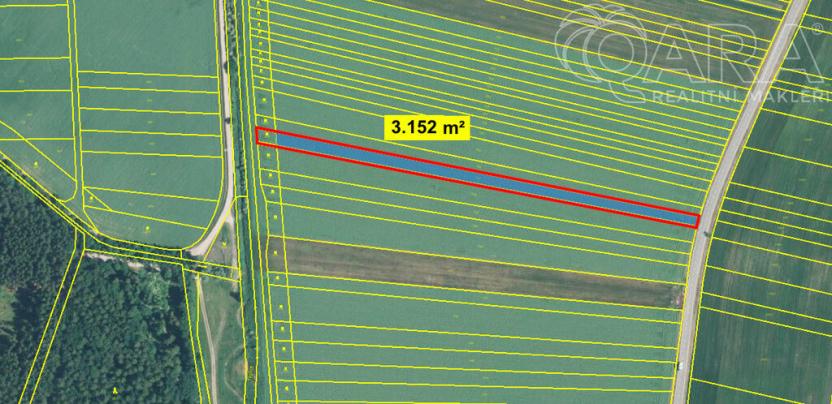 Prodej podílu 1/2 zemědělské půdy, Javorník, 3152 m2