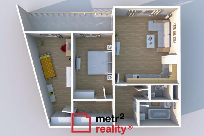 Prodej bytu 3+kk, Litovel, 67 m2