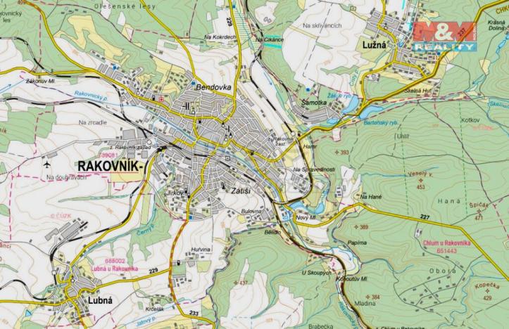 Prodej lesa, Lužná, 9036 m2