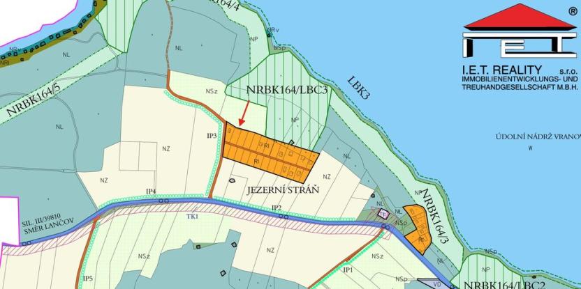 Prodej pozemku pro bydlení, Vranov nad Dyjí, 900 m2