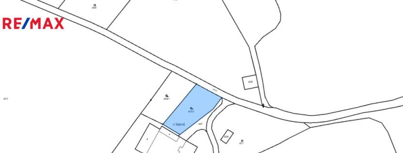 Prodej zahrady, Křinice, 1207 m2