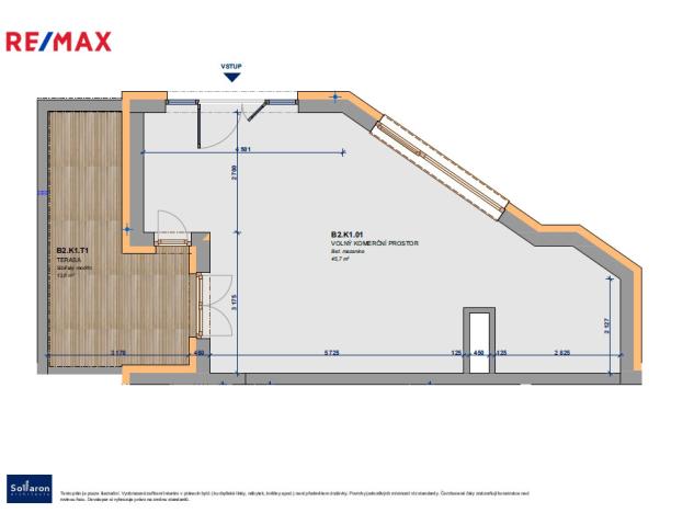 Prodej obchodního prostoru, Zlín, Tyršovo nábřeží, 46 m2