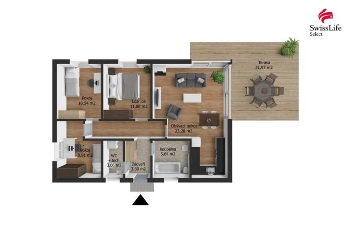 Prodej rodinného domu, Vejprnice, 78 m2
