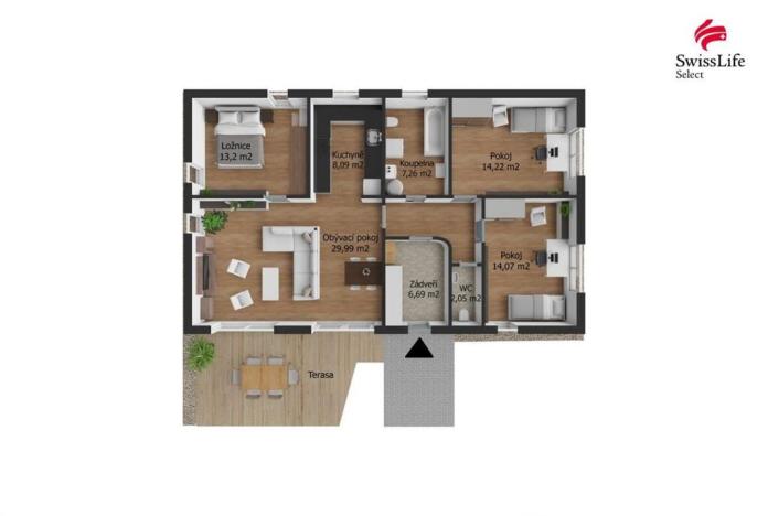 Prodej rodinného domu, Vejprnice, 101 m2