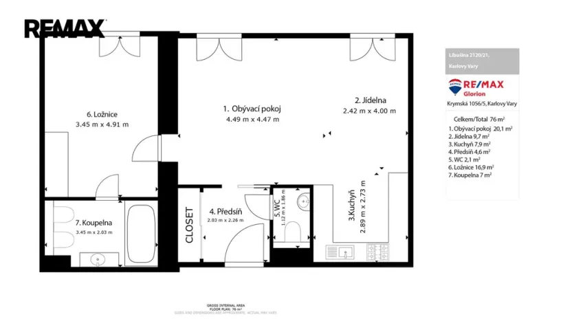 Prodej bytu 2+kk, Karlovy Vary, Libušina, 70 m2