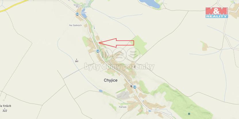 Prodej pozemku pro bydlení, Chyjice, 877 m2