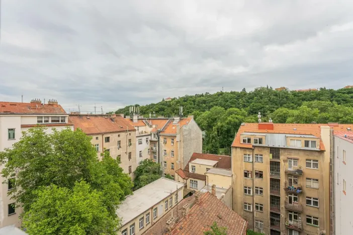 Pronájem bytu 1+kk, Praha - Smíchov, Holečkova, 26 m2