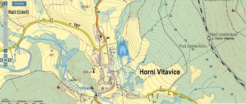 Prodej trvalého travního porostu, Horní Vltavice, 2704 m2