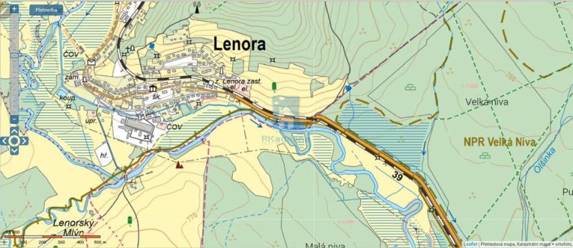 Prodej trvalého travního porostu, Lenora, 3129 m2