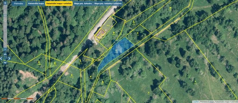 Prodej trvalého travního porostu, Lenora, 3129 m2