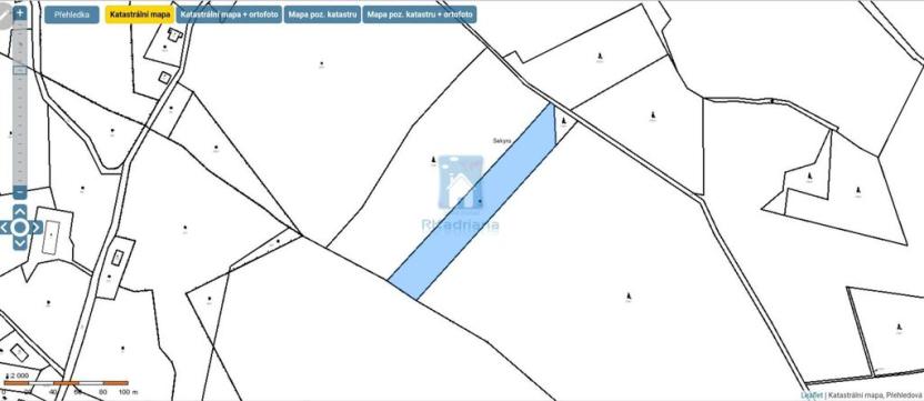 Prodej trvalého travního porostu, Strážný - Hliniště, 5547 m2