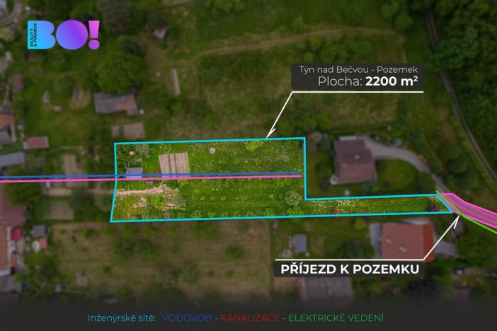 Prodej pozemku pro bydlení, Týn nad Bečvou, Svobody, 2208 m2