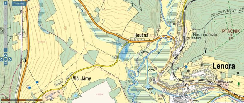 Prodej trvalého travního porostu, Lenora - Houžná, 55813 m2