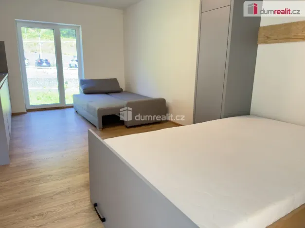 Prodej bytu 1+kk, Merklín - Pstruží, 28 m2