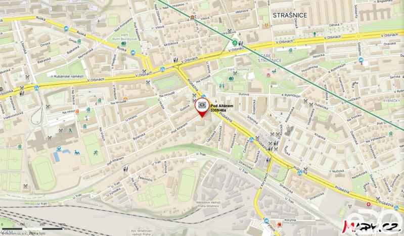 Prodej garážového stání, Praha - Strašnice, Pod altánem, 15 m2