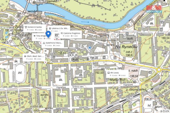 Pronájem skladu, Louny, Mírové náměstí, 499 m2