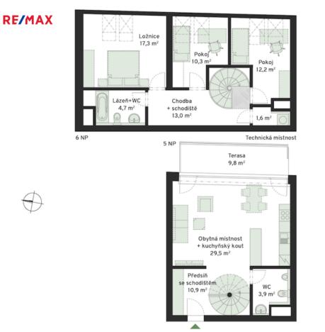 Prodej bytu 4+kk, České Budějovice - České Budějovice 6, Chelčického, 115 m2