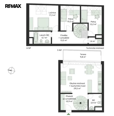 Prodej bytu 4+kk, České Budějovice - České Budějovice 6, Chelčického, 115 m2