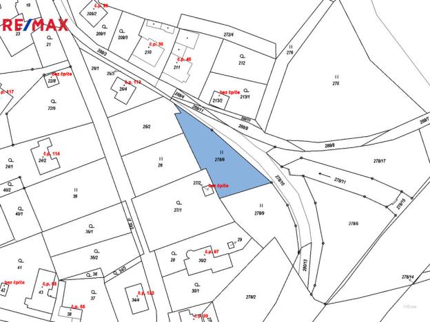 Prodej pozemku, Dalovice, 814 m2