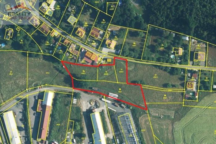 Prodej pozemku pro komerční výstavbu, Valašské Meziříčí - Bynina, 4029 m2