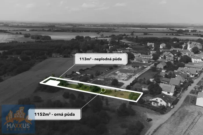 Prodej pozemku, Veliká Ves, V Kateřinkách, 1265 m2