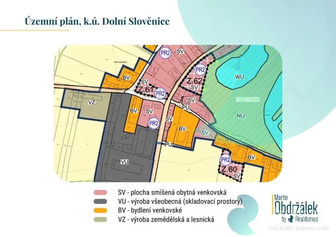 Prodej pozemku pro bydlení, Lišov - Dolní Slověnice, 1000 m2