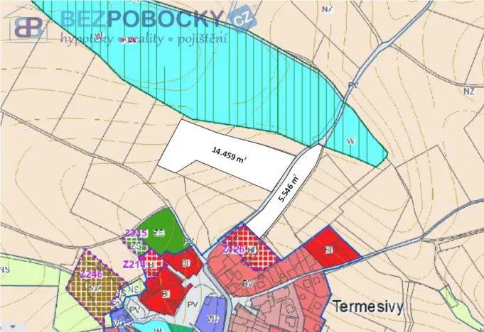 Prodej komerčního pozemku, Havlíčkův Brod - Termesivy, 20005 m2