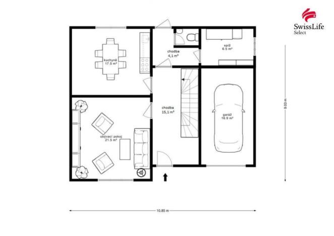 Prodej rodinného domu, Skalka, 122 m2