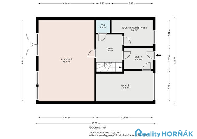 Prodej rodinného domu, Tábor - Čekanice, Za Hřištěm, 154 m2