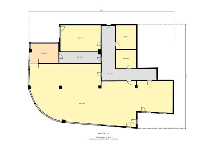 Pronájem kanceláře, Ústí nad Labem - Ústí nad Labem-centrum, Masarykova, 338 m2