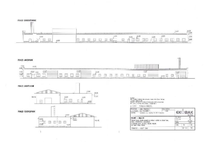 Pronájem výrobních prostor, Děčany - Solany, 1499 m2