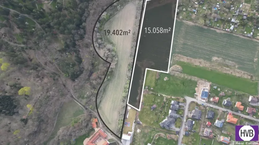 Prodej zahrady, Praha, 19402 m2