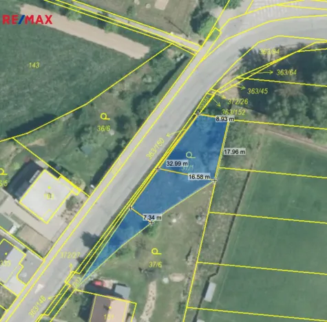 Prodej pozemku pro bydlení, Mysločovice, 490 m2