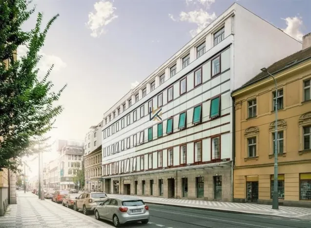 Pronájem kanceláře, Praha - Karlín, Sokolovská, 321 m2