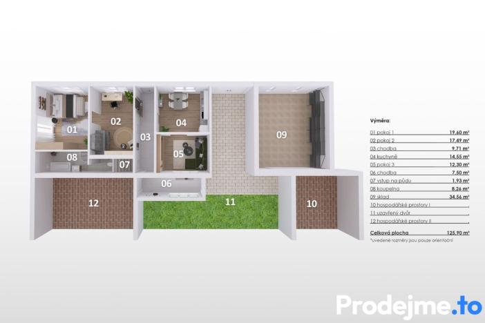 Prodej rodinného domu, Úsuší, 252 m2
