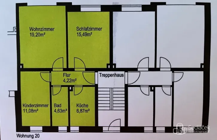 Prodej bytu 3+1, Boží Dar, 60 m2