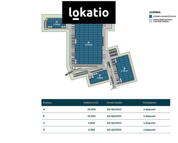 Pronájem výrobních prostor, Bruntál, 9000 m2