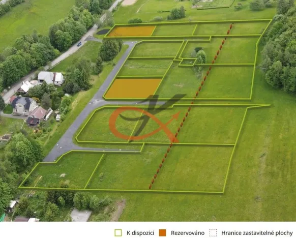 Prodej pozemku pro bydlení, Rožnov pod Radhoštěm, 2287 m2