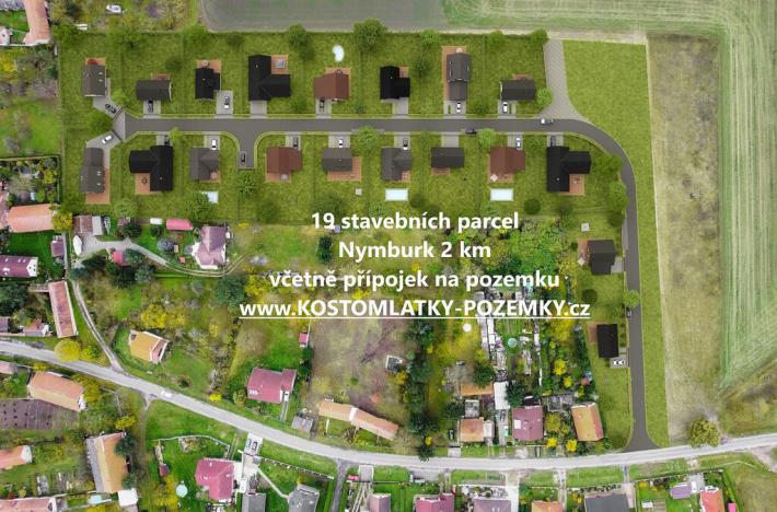 Prodej pozemku, Kostomlátky, 802 m2