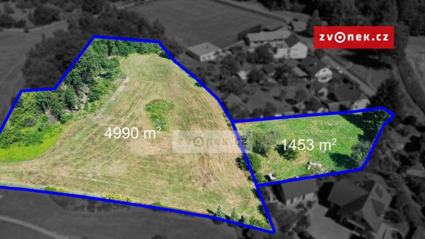 Prodej pozemku pro bydlení, Březůvky, 6443 m2