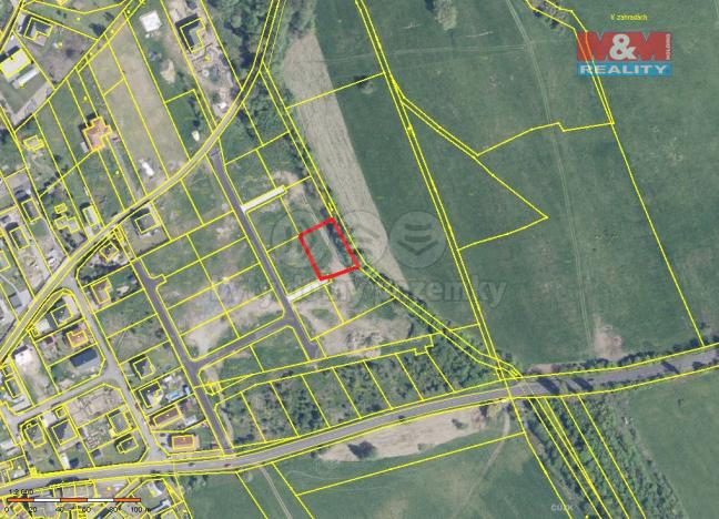 Prodej pozemku pro bydlení, Krupka - Unčín, 1078 m2