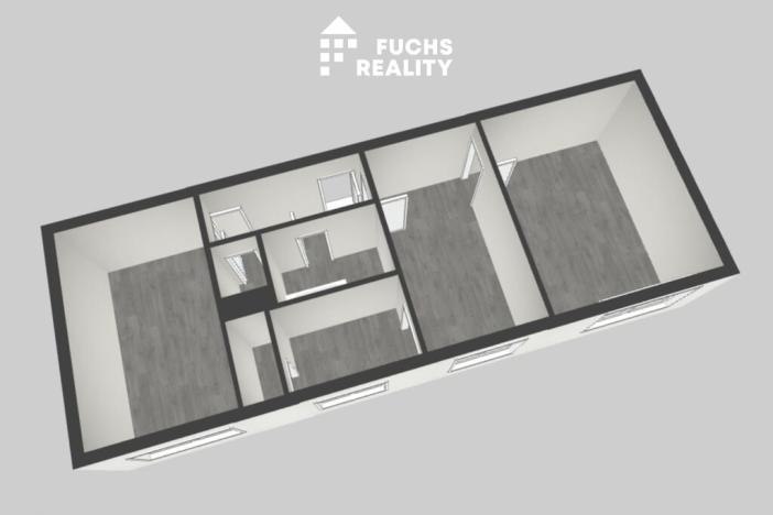 Prodej bytu 2+1, Městečko Trnávka - Pacov, 60 m2