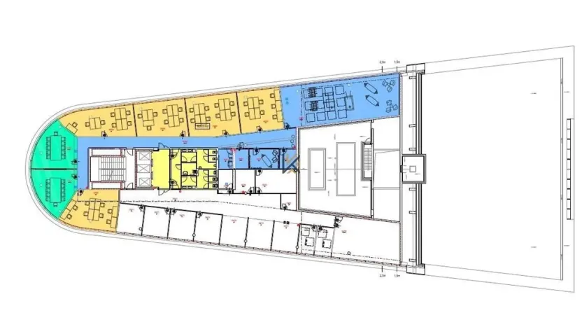 Pronájem kanceláře, Praha - Holešovice, Argentinská, 755 m2