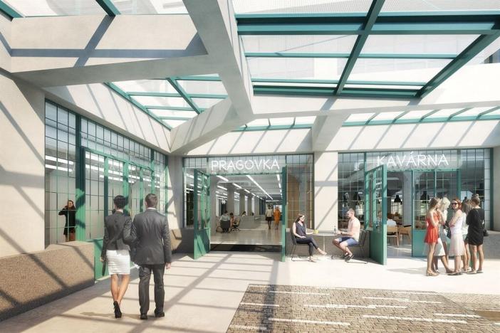 Pronájem kanceláře, Praha - Vysočany, Kolbenova, 1000 m2